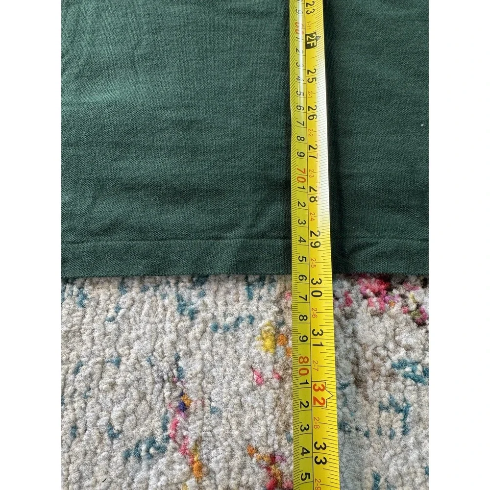 Polo Ralph Lauren Crest Pony Polo Shirt Mens Sz 2XL Embroidered Green Custom Fit